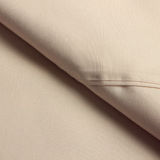 Elite Home Products Classic Percale Oversize Sheet Set Off White Size Queen