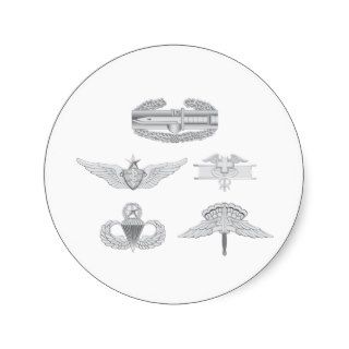 CAB Flight Surgeon Master EFMB Airborne Mstr HALO Stickers