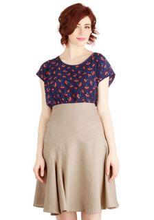 Distant Peaks Skirt  Mod Retro Vintage Skirts