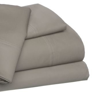 None Egyptian Cotton 1000 Thread Count Solid Luxury Sateen Sheet Set Or Pillowcase Separates Grey Size California King