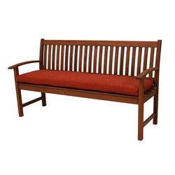 All weather Uv resistant Outdoor Polyester Three seater Bench Cushion