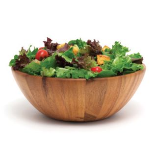 Lipper International Acacia Serveware Flair 12 Salad Bowl