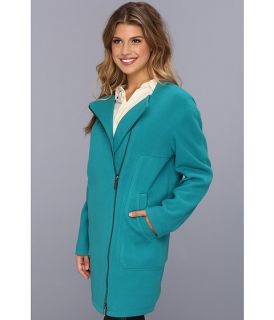 Vince Camuto Flannel Topper Coat Lagoon