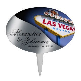 CAKE TOPPER Las Vegas Sign