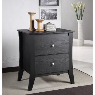 Furniture Of America Furniture Of America Beatrix 2 drawer Nightstand Black Size 2 drawer
