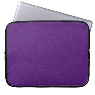 Picture of Purple Leather. Laptop Sleeves
