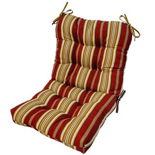 Outdoor Roma Stripe Seat/ Back Combo Cushion
