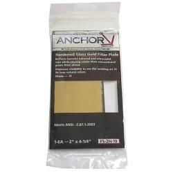 Anchor 2 inch By 4.25 inch Hardened Glass Gold Filter Plate Contrast 12