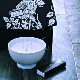 luxury candle bowl gift set by lily and lime
