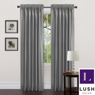 Lush Decor Gray Delila 84 inch Curtain Panels (set Of 2)