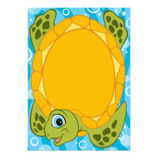 Turtle Baby Shower Invitations Boy