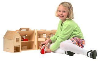 Melissa & Doug Fold & Go Dollhouse Toys & Games