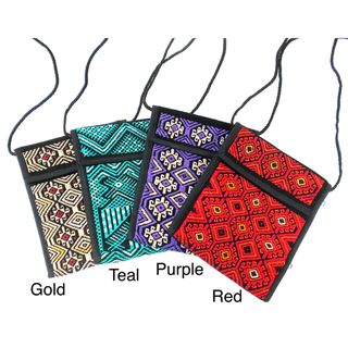 Handmade Nahuala Silky Passport Wallet (Guatemala) Global Crafts Wallets & Coin Purses