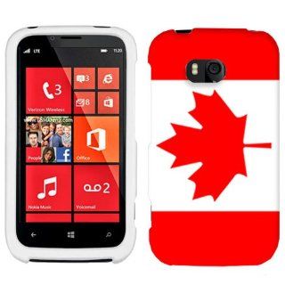 Nokia Lumia 822 Canadian Flag Hard Case Phone Cover Cell Phones & Accessories