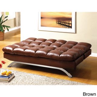 Furniture Of America Pascoe Bicast Leather Sofa/ Futon