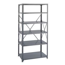 Safco Commercial Stainless steel Shelving Six shelf Shelf Kit