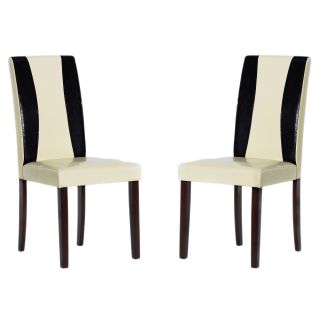 Tiffany Savana Faux Leather Chairs (set Of 4)