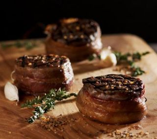 Kansas City Steak Company Choice of (8) 5 oz. Bacon Wrapped Filets —