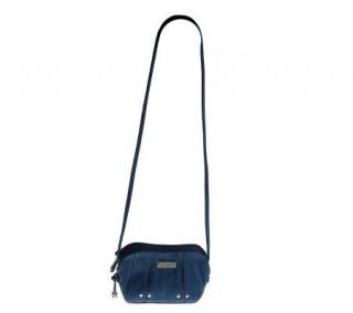 Tignanello Pebble Leather Zip Top Crossbody Bag —