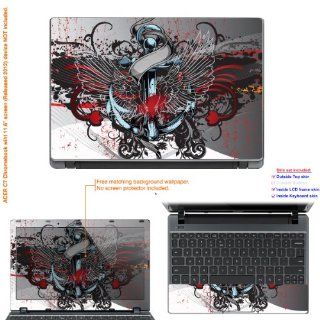 Decalrus   Decal Skin Sticker for Acer Chromebook C7 with 11.6" screen (IMPORTANT read Compare your laptop to IDENTIFY image on this listing for correct model) case cover acerC7 267 Computers & Accessories
