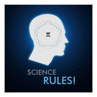Pi   SCIENCE RULES   math poster