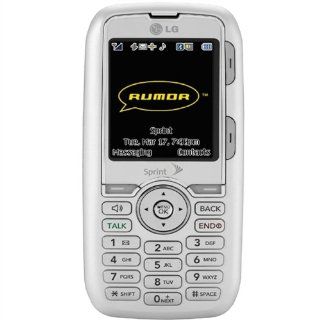LG Rumor LX260 Camera QWERTY  NEW Cell Phone White Sprint Cell Phones & Accessories