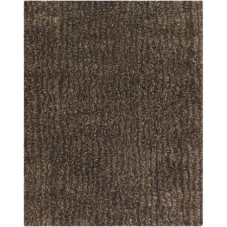 Large Hand woven Mandara New Zealand Wool Shag Rug (8 X 10)