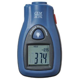 CEM IR 77L Pocket Non contract InfraRed Thermometers with Laser Pointer ( 30C to 270C) (DS)61 Monitor for Refrigerator, Dishwasher, Freezer and Oven Etc.   Multi Testers  