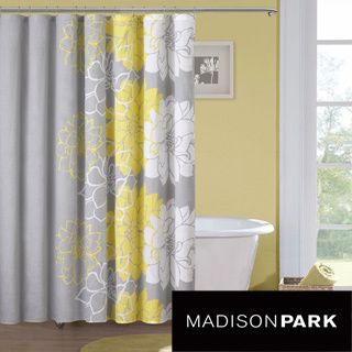 Madison Park Brianna Sateen Printed Shower Curtain