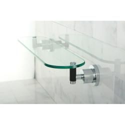 Chrome Bathroom Glass Shelf