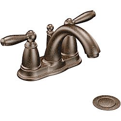 Moen 6610orb Brantford Two handle Oil Rubbed Bronze Bathroom Faucet