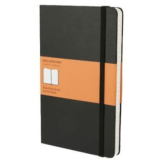 Moleskine Book Bound College Ruled Notebook   Black (8.37 x 5.37)