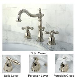 Polished Nickel Widespread Bathroom Faucet