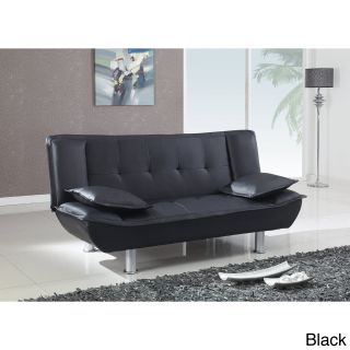Global Furniture Usa Polyurethane Sofa Bed Black Size Full