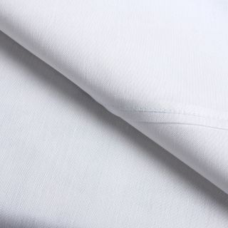 Elite Home Products Classic Percale Oversize Sheet Set White Size Queen