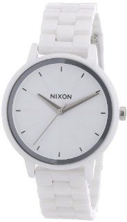 NIXON Women's A261 100 Ceramic Analog White Dial Watch at  Women's Watch store.