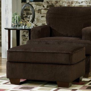 Shop Atmore   "Corduroy" Chocolate Ottoman at the  Furniture Store. Find the latest styles with the lowest prices from Famous Brand Furniture