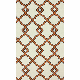 Nuloom Handmade Moroccan Trellis Wool Area Rug (6 X 9)
