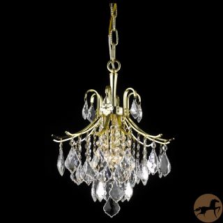 Christopher Knight Home Crystal Gold 6 light 64948 Collection Chandelier