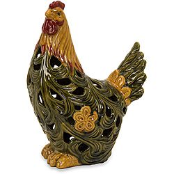 Handcrafted Provence Ceramic French Country Chicken