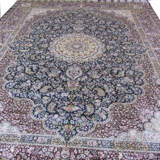 9'x12' Handmade silk rug oriental silk rugs oriental silk carpets (272D9x12)   Area Rugs