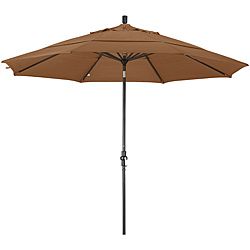 11 foot Fiberglass Pacifica Straw Crank/tilt Umbrella