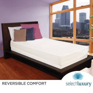 Select Luxury Reversible Comfort 6 inch Medium Firm Twin size Foam Mattress