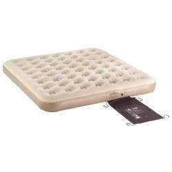 Coleman Quickbed Tan Heavy duty Pvc/suede top King sized Air Bed