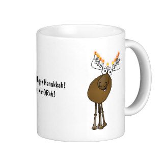 Moose Menora gift mug