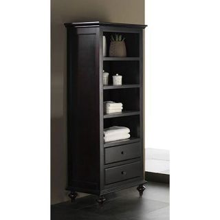 Avanity Merlot 24 inch Linen Tower In Espresso Finish