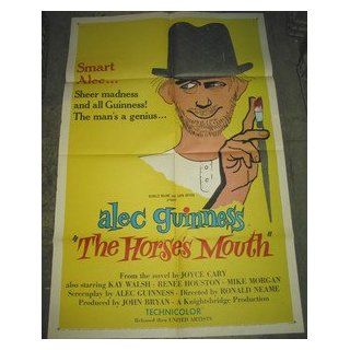 THE HORSE'S MOUTH / ORIGINAL U.S. ONE SHEET MOVIE POSTER (ALEC GUNNESS) ALEC GUNNESS Entertainment Collectibles