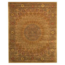 Hand tufted Wool Gold Gombad Rug