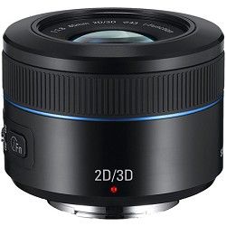 Samsung NX 45mm f/1.8 2D/3D Camera Lens   Black