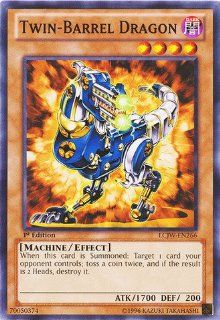 Yu Gi Oh   Twin Barrel Dragon (LCJW EN266)   Legendary Collection 4 Joey's World   1st Edition   Common Toys & Games